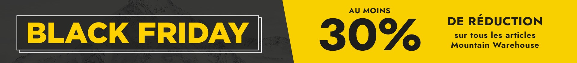 Banner saying 'Black Friday clearance