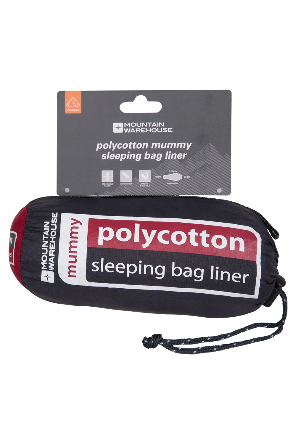 Polycotton Mummy Sleeping Bag Liner 