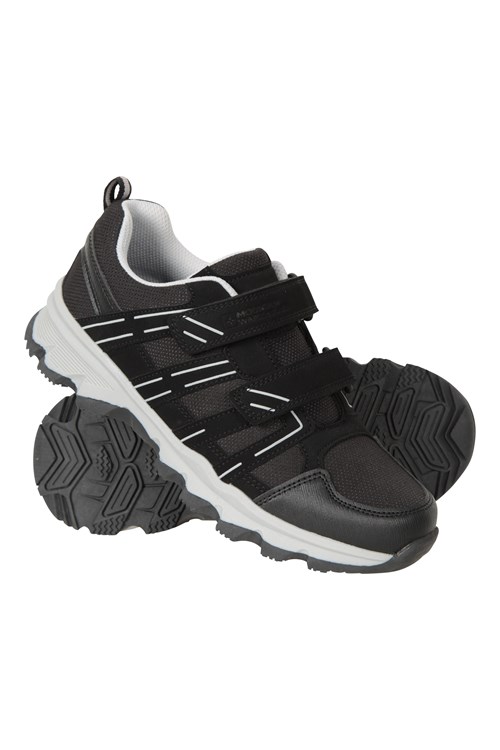Jet Black CANNONBALL KIDS ADAPTIVE WALKING SHOE Image 1