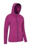 021438 HEBRIDEAN STRIPE MELANGE WOMENS HOODIE
