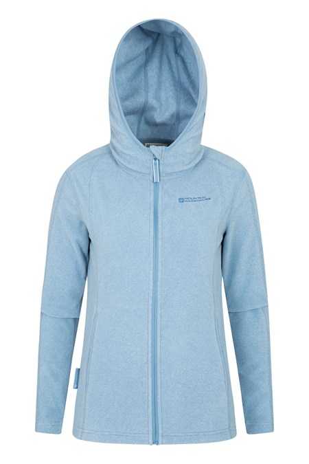 021438 HEBRIDEAN STRIPE MELANGE WOMENS HOODIE