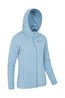 021438 HEBRIDEAN STRIPE MELANGE WOMENS HOODIE