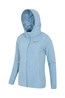 021438 HEBRIDEAN STRIPE MELANGE WOMENS HOODIE