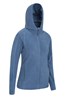 021438 HEBRIDEAN STRIPE MELANGE WOMENS HOODIE