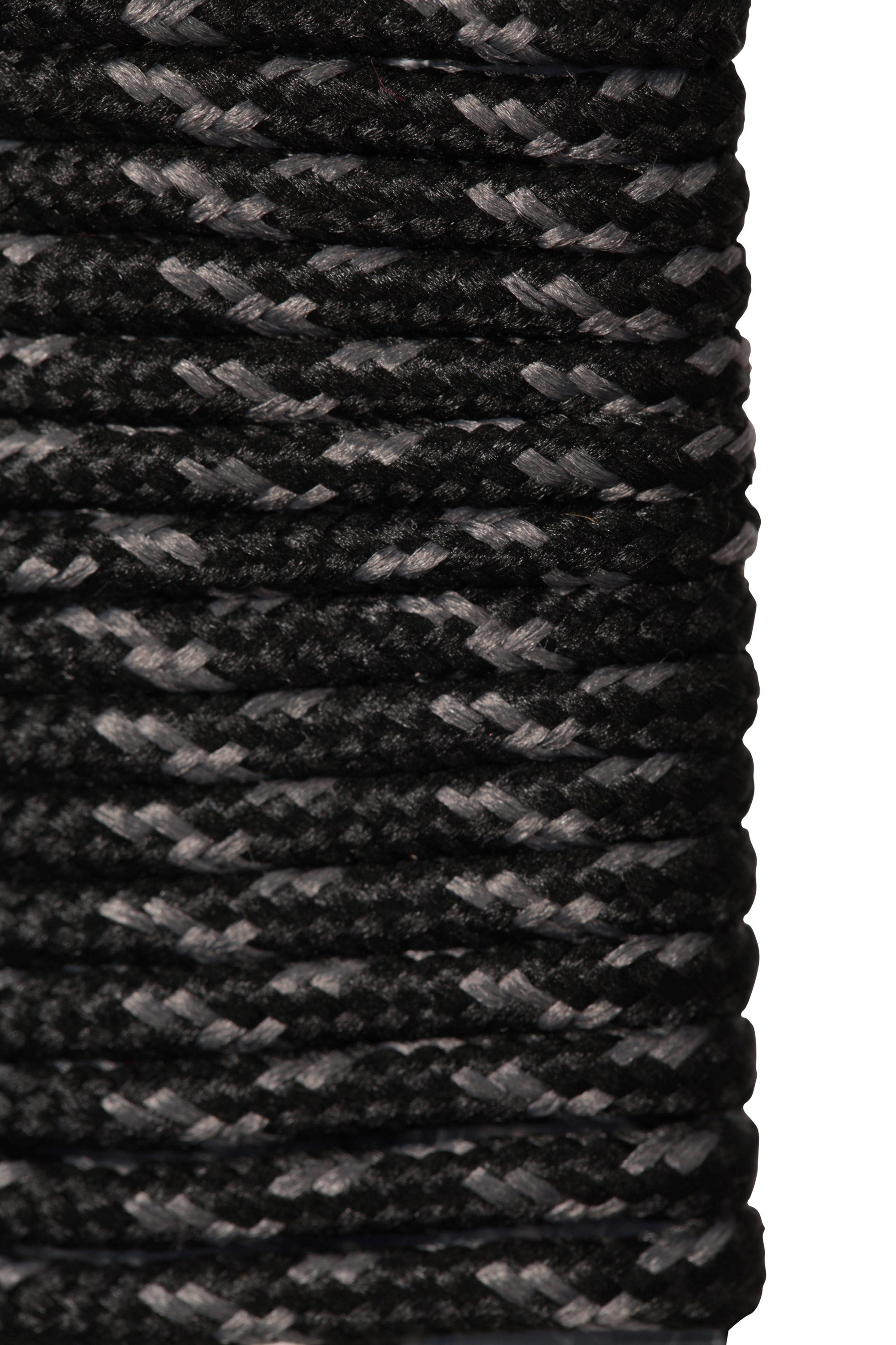 Round Textured Shoe Laces 100cm - Black