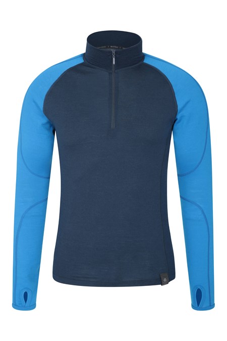 022241 ASGARD MERINO ZIP NECK TOP