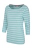 022598 ST IVES STRIPE COTTON BOAT NECK TOP
