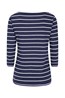 022598 ST IVES STRIPE COTTON BOAT NECK TOP
