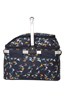 022667 PICNIC HAMPER BASKET - PATTERNED 36L