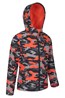 022691 EXODUS KIDS PRINTED WATER RESISTANT SOFTSHELL