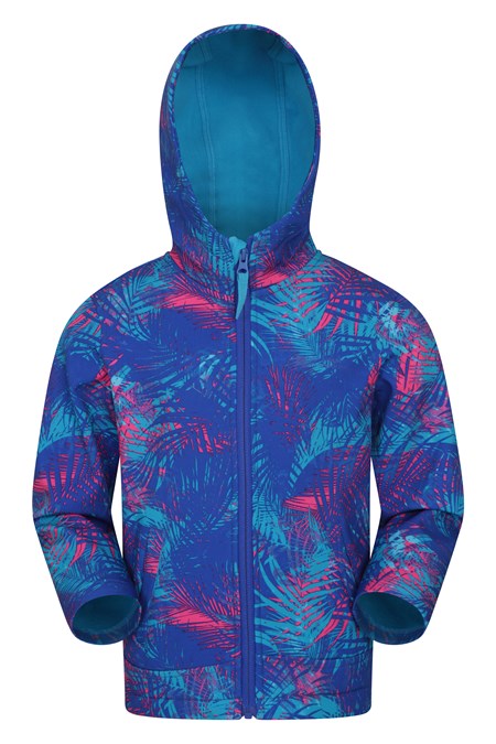 022691 EXODUS KIDS PRINTED WATER RESISTANT SOFTSHELL