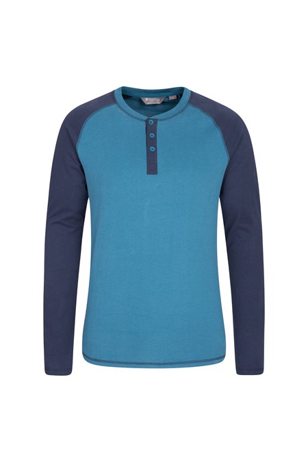 023060 HENLEY LONG SLEEVE TOP
