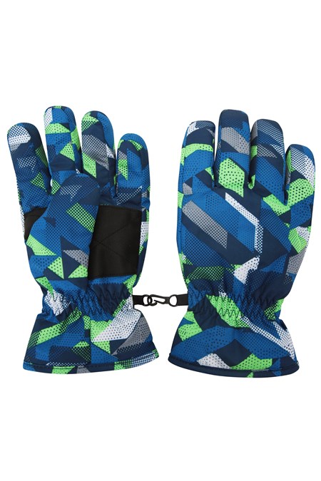 023227 KIDS PRINTED SKI GLOVES