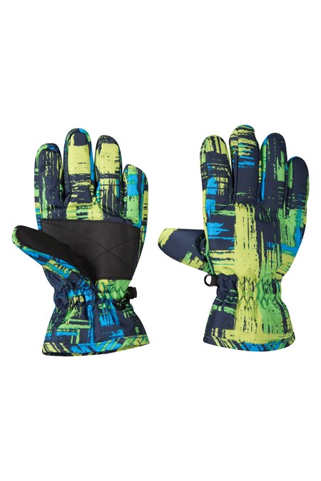 023227 KIDS PRINTED SKI GLOVES