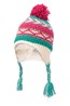 023240 PATTERNED STRIPE KNIT KIDS HAT