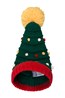 023524 CHRISTMAS TREE WOMENS POM BEANIE