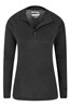 023559 MERINO WOMENS LS ZIP NECK TOP