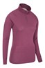 023559 MERINO WOMENS LS ZIP NECK TOP
