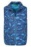 023883 ROCKO KIDS PRINTED WATER RESISTANT PADDED GILET