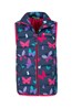 023883 ROCKO KIDS PRINTED WATER RESISTANT PADDED GILET