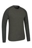 023988 WAFFLE LS STRIPED TEE