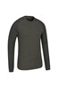 023988 WAFFLE LS STRIPED TEE