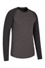 023988 WAFFLE LS STRIPED TEE