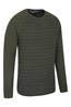 023988 WAFFLE LS STRIPED TEE