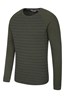 023988 WAFFLE LS STRIPED TEE