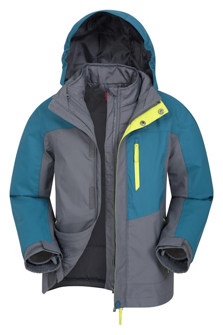 024364 COMPASS KIDS 3 IN 1 WATERPROOF JACKET
