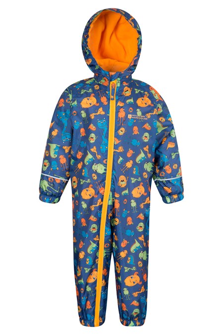 024371 SPRIGHT JUNIOR FLEECE LINED PRINTED WATERPROOF RAIN SUIT