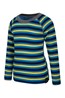 024636 MERINO KIDS STRIPE ROUND NECK TOP
