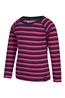 024636 MERINO KIDS STRIPE ROUND NECK TOP