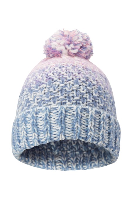 024663 MULTI COLOUR WOMENS POM BEANIE