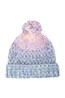 024663 MULTI COLOUR WOMENS POM BEANIE