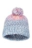 024663 MULTI COLOUR WOMENS POM BEANIE