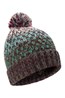 024663 MULTI COLOUR WOMENS POM BEANIE