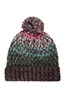 024663 MULTI COLOUR WOMENS POM BEANIE
