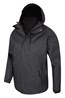 024805 BRACKEN 3 IN 1 MELANGE WATERPROOF JACKET