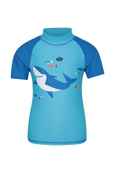 024862 RASH VEST PRINTED SS KIDS