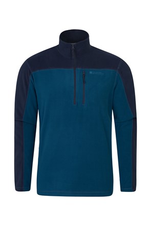 Argyle Mens Half Zip Fleece