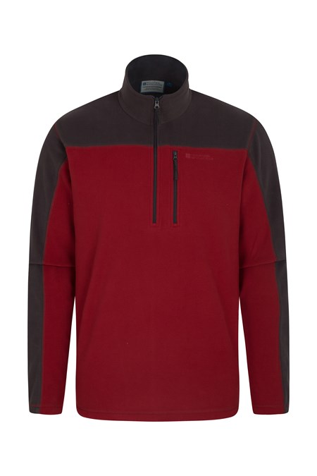 024938 ARGYLE HALF ZIP FLEECE