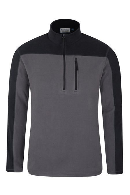 024938 ARGYLE HALF ZIP FLEECE