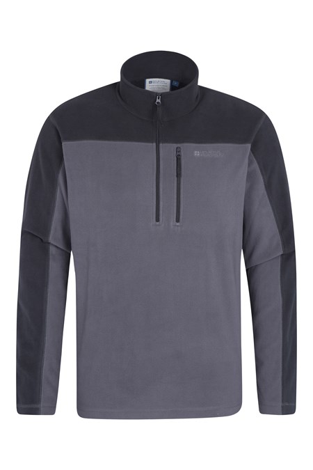 024938 ARGYLE HALF ZIP FLEECE