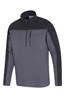 024938 ARGYLE HALF ZIP FLEECE