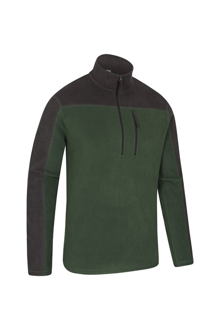 024938 ARGYLE HALF ZIP FLEECE