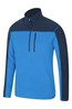 024938 ARGYLE HALF ZIP FLEECE