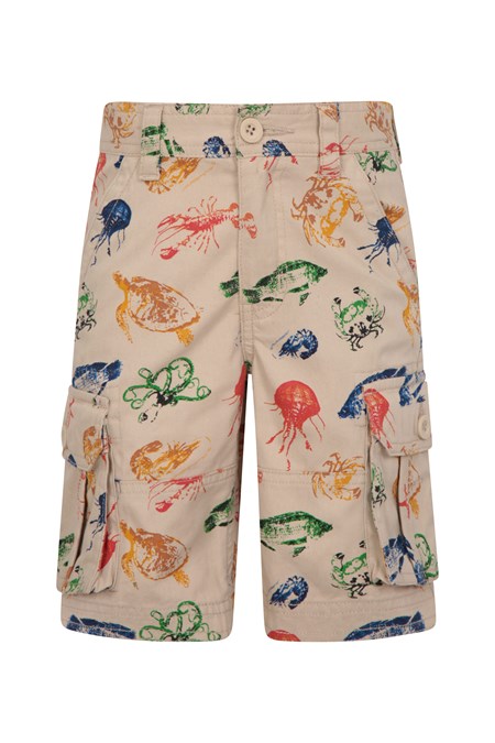 025004 PRINTED CARGO KIDS SHORT
