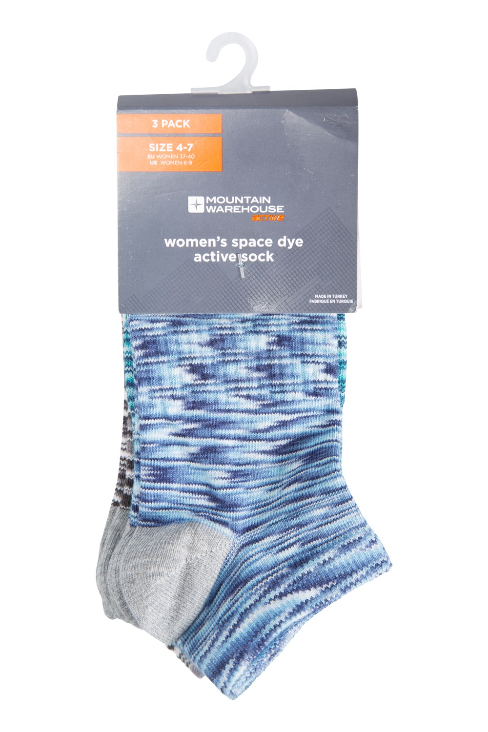 Mountain Warehouse Space Dye Womens Active Socks 3Pk eBay