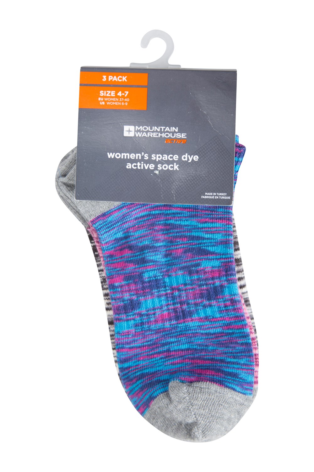 Mountain Warehouse Space Dye Womens Active Socks 3Pk eBay